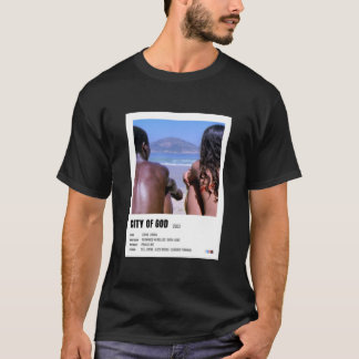 Camiseta Cidade de Deus poster minimalista