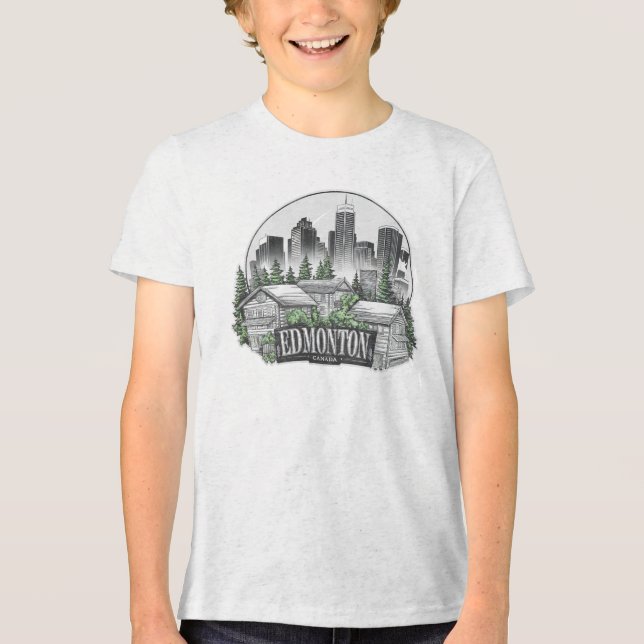 Camiseta Cidade de Edmonton, Canadá (Frente)