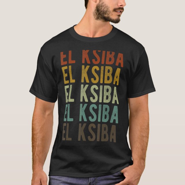 Camiseta Cidade de El Ksiba - Marrocos Retro (Frente)