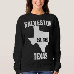 Camiseta Cidade de Galveston Texas Roupa para Homens Mulher
