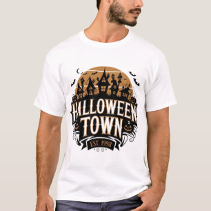 Camiseta cidade de halloween