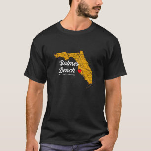 Camiseta Cidade De Holmes Beach Flórida Souvenir Anna Maria