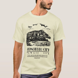 Camiseta Cidade de Honolulu Havaí EUA