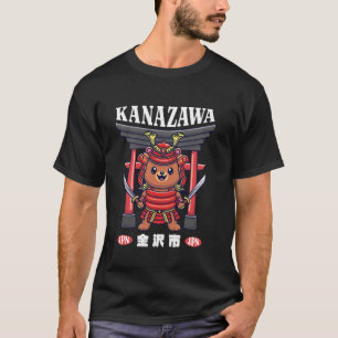 Camiseta Cidade de Kanazawa Japão Amante Tanuki Japonês Gua