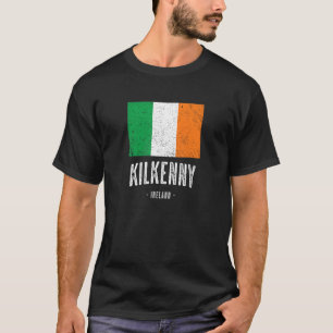 Camiseta Cidade de Kilkenny - Irlanda Flag Souvenir -