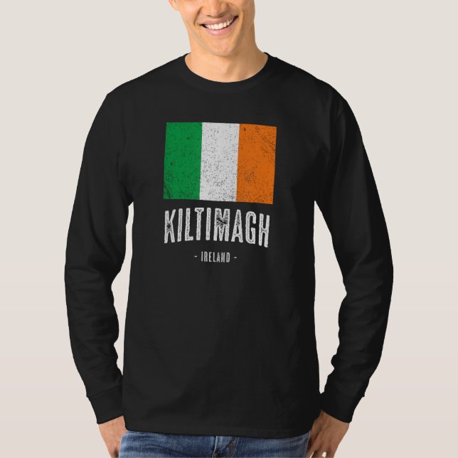 Camiseta Cidade de Kiltimagh Irlanda Men Women Kids - Irish (Frente)