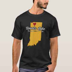 Camiseta Cidade De Koontz Lake Indiana Hoosier Merch