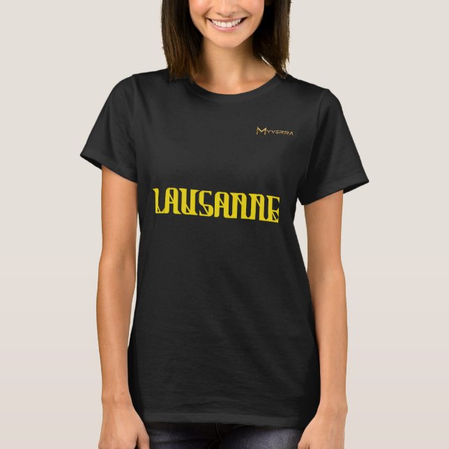 Camiseta Cidade de Lausana (Frente)