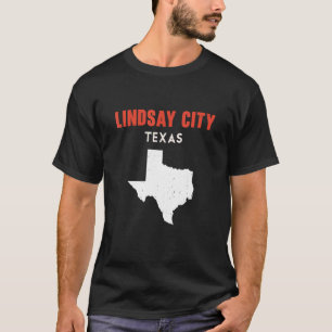 Camiseta Cidade de Lindsay Texas EUA Estado América Viagem