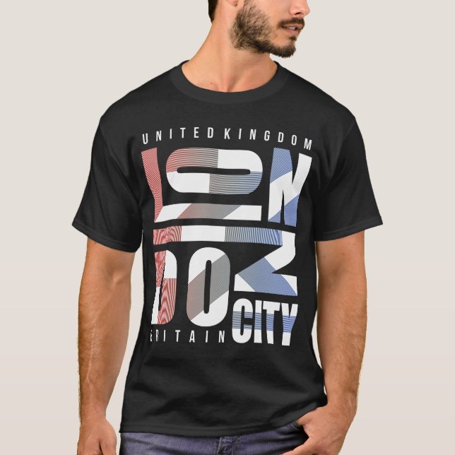 Camiseta Cidade de Londres - Reino Unido (Frente)