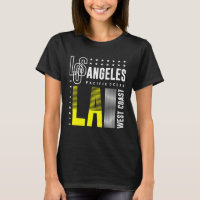 Cidade de Los Angeles Skyline Cityscape Retro Urba