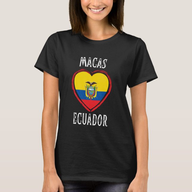 Camiseta Cidade de Macas do Coração do Equador (Frente)