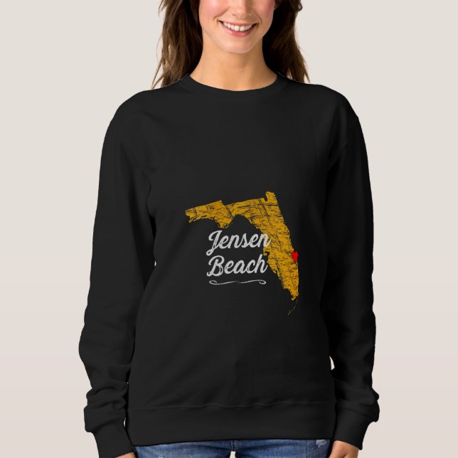 Camiseta Cidade De Mulheres De Jensen Beach Flórida Fl Merc (Frente)