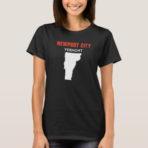 Camiseta Cidade de Newport Vermont Estados Unidos Viagem Ve