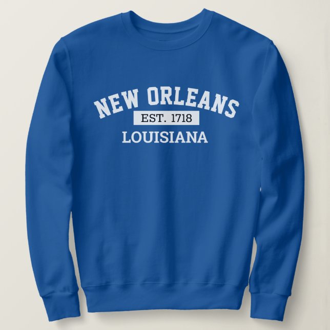 Camiseta Cidade de Nova Orleans Louisiana, Nova Orleans (Frente do Design)
