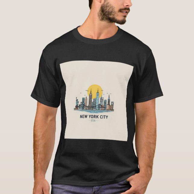 Camiseta Cidade de Nova York (Frente)