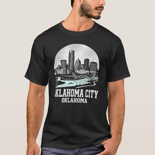 Camiseta Cidade de Oklahoma OKC (Frente)