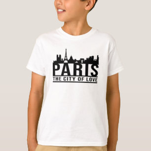 Camiseta Cidade de Paris, França, cidade de Skyline Gift I