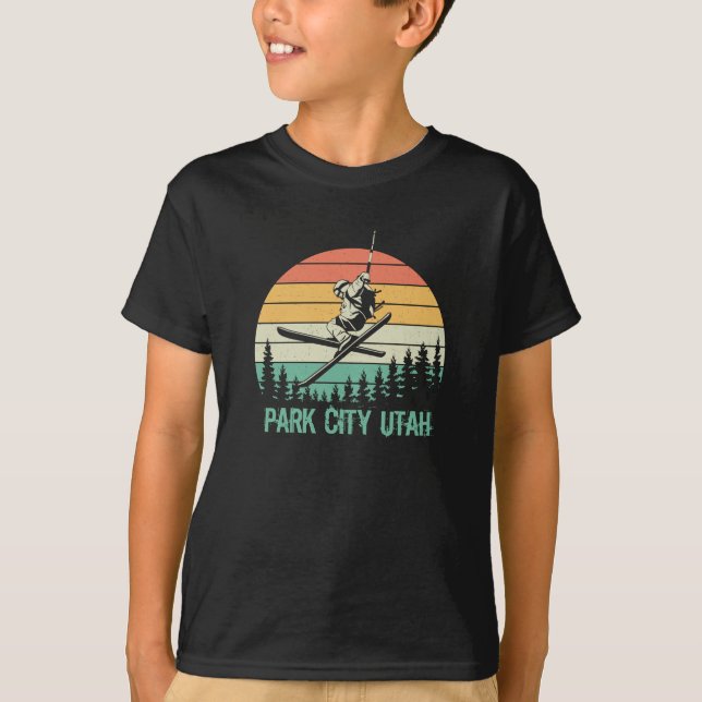 Camiseta Cidade de Park, Utah, vintage (Frente)