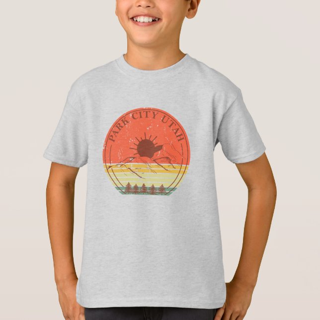 Camiseta Cidade de Park, Utah, vintage (Frente)