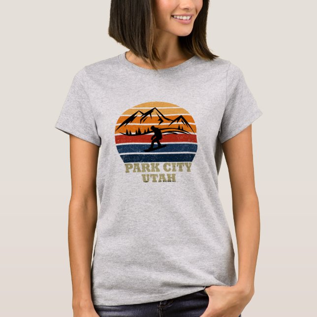 Camiseta Cidade de Park, Utah, vintage (Frente)