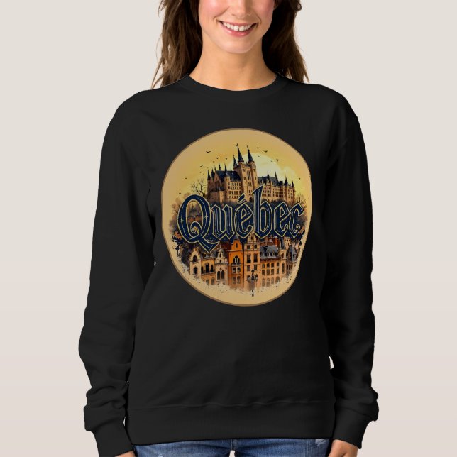 Camiseta Cidade de Quebec - Canadá (Frente)