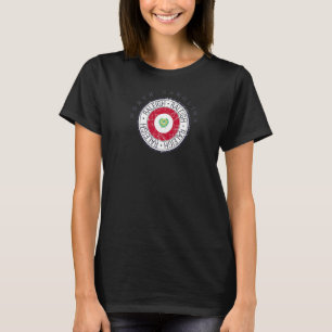 Camiseta Cidade de Raleigh Flag Estado Carolina do Norte Se