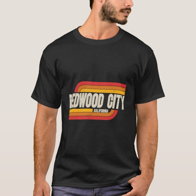 Camiseta Cidade de Redwood, Califórnia (Frente)