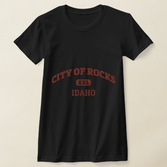 Camiseta Cidade De Rocks College Style Rock Escala Des (Postura )