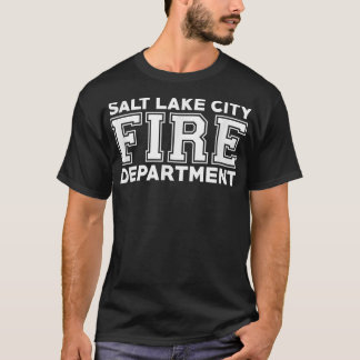 Camiseta Cidade de Salt Lake City Fire Rescue Utah Bombeiro