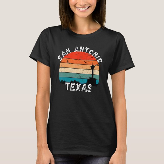 Camiseta Cidade De San Antonio Roupa Souvenirs 2 (Frente)
