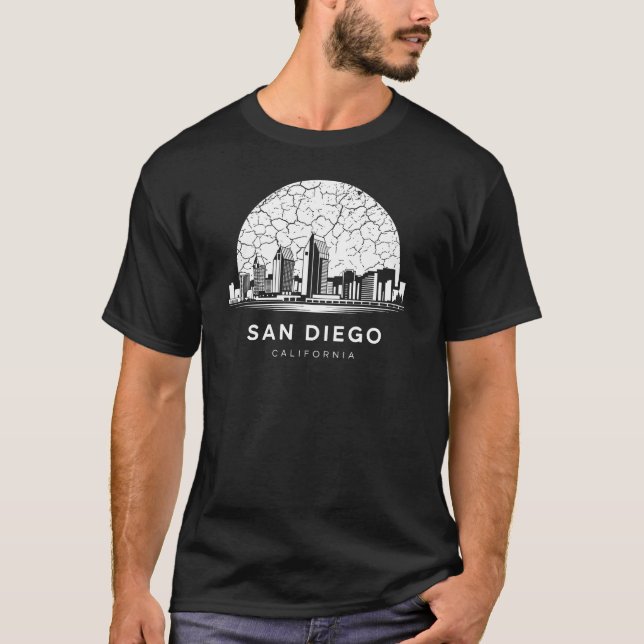 Camiseta Cidade de San Diego Califórnia (Frente)