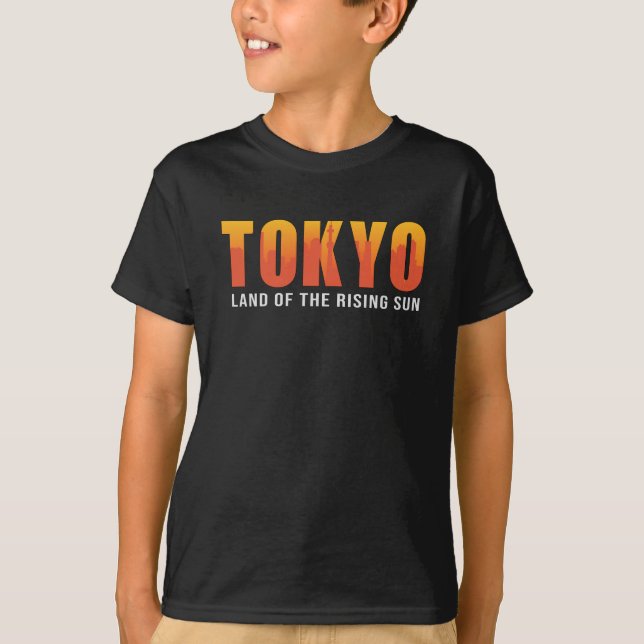 Camiseta Cidade de Tóquio, Japão - Cidade Cityscape Skyline (Frente)