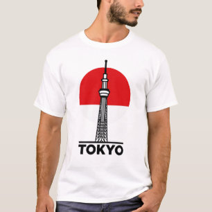 Camiseta Cidade de Tóquio, viagem Capital Japão
