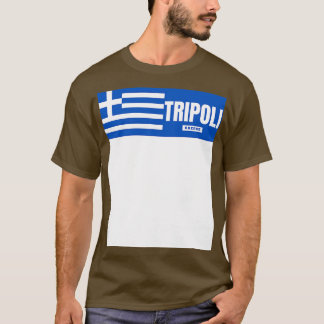 Camiseta Cidade de Tripoli com bandeira grega