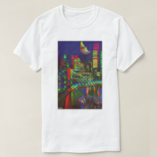 Camiseta Cidade de Vaporwave