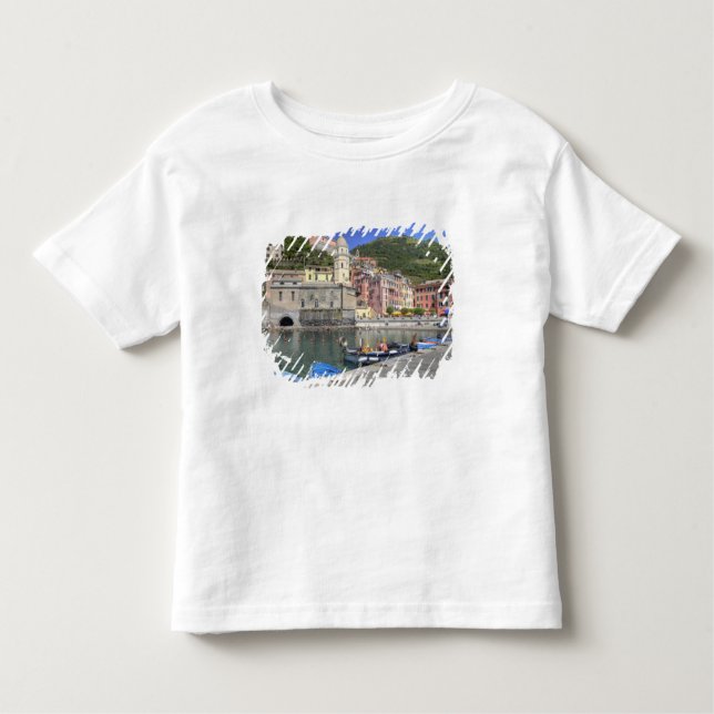 Camiseta Cidade de Vernazza, Cinque Terre, Ligúria (Frente)