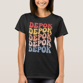Camiseta Cidade Depok Groovy Retro