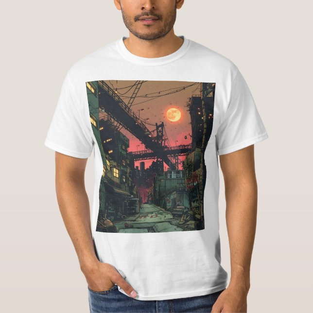 Camiseta Cidade Dilapidida do Livro (Frente)