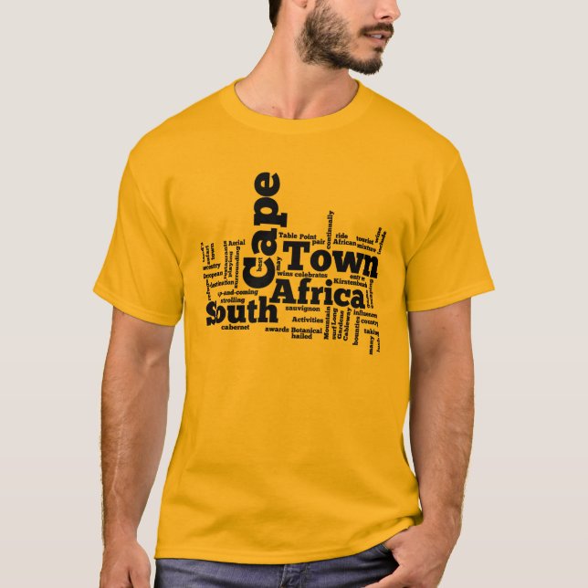 Camiseta Cidade do Cabo, África do Sul (Frente)
