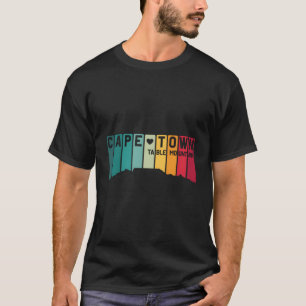 Camiseta Cidade do Cabo Montanha África do Sul RetroLegal S