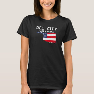 Camiseta Cidade do Del EUA Estado América Viagem Oklahoman