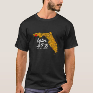 Camiseta Cidade do EGLIN AFB FLORIDA FL Merch Souvenir Grap