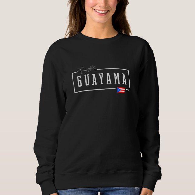 Camiseta Cidade do Estado de Guayama Porto Rico Boricua Con (Frente)