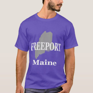 Camiseta Cidade do Estado do Maine e Orgulho Urbano do Free