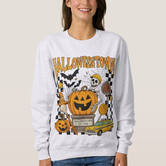 Camiseta cidade do halloween  (Frente)