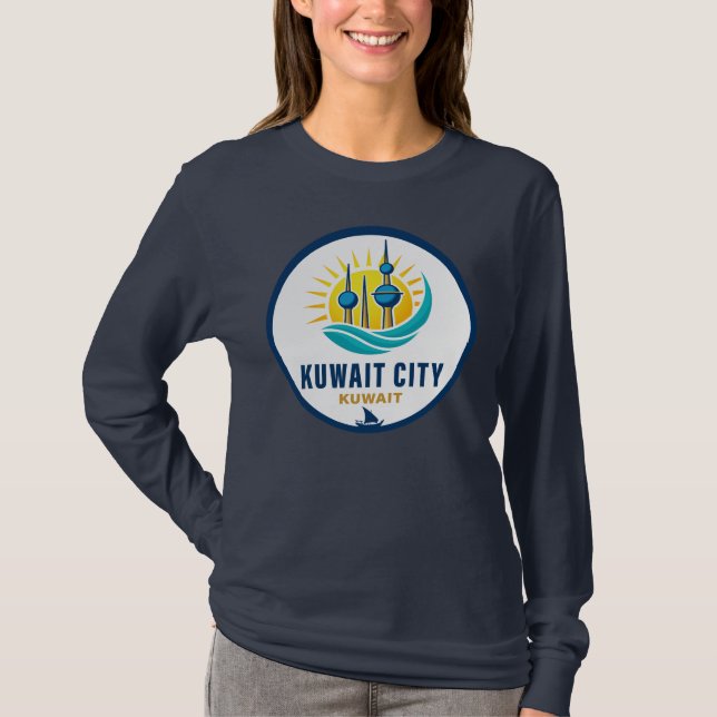 Camiseta Cidade do Kuwait Kuwait Oriente Médio (Frente)