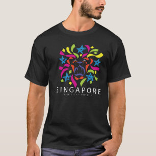 Camiseta Cidade do Leão de SINGAPURA