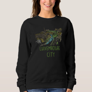 Camiseta Cidade do Luxemburgo Luxemburgo lembrança para hom