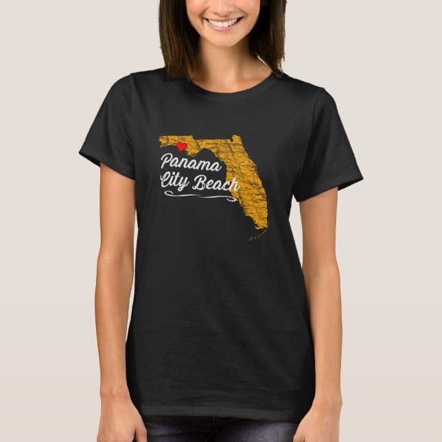 Camiseta Cidade do PANAMÁ, CIDADE BEACH FLORIDA - FL Merch  (Frente)